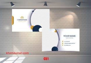 Bộ sưu tập mẫu name card kinh doanh Mẫu C51