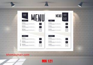 Mẫu Menu MN 121