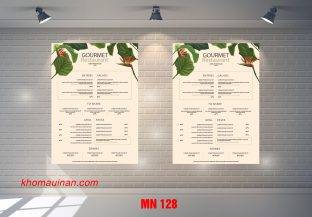 Mẫu Menu MN 128