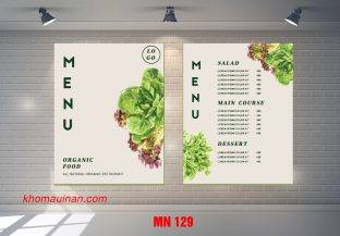 Mẫu Menu MN 129