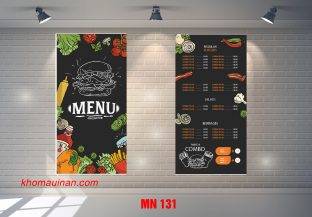 Mẫu Menu MN 131