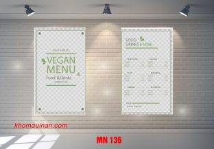 Mẫu Menu MN 136