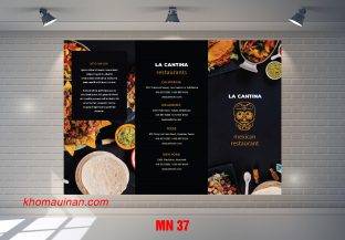 Mẫu Menu MN 37