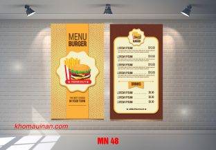 Mẫu Menu MN 48