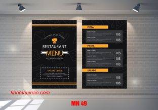 Mẫu Menu MN 49