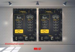 Mẫu Menu MN 67