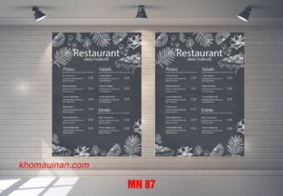 Mẫu Menu MN 87
