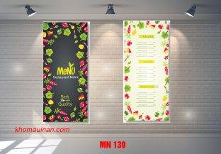 Mẫu Menu MN 139