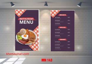 Mẫu Menu MN 143