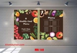 Mẫu Menu MN 149